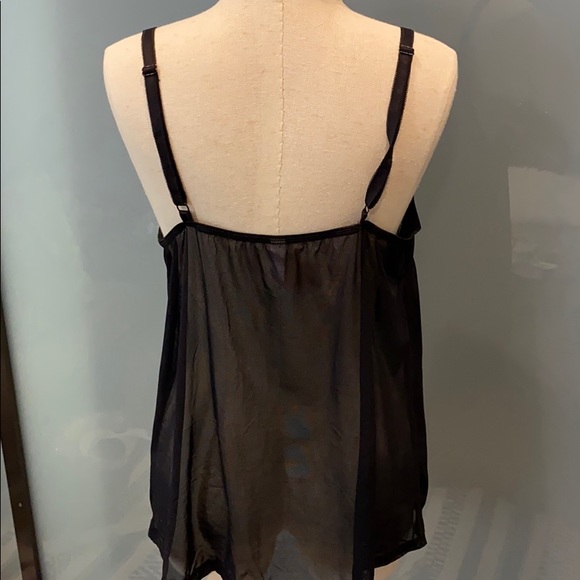 Cacique Black/Blue Cami Size 18/20 - Picture 3 of 6